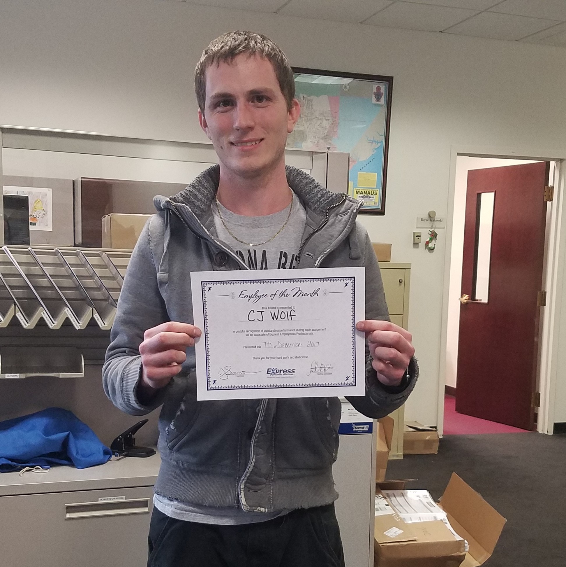 CJ Wolf Associate of the Month
